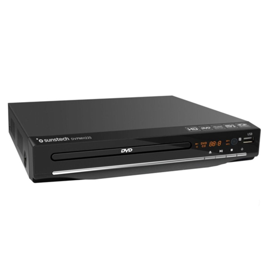 DVD og TDT-afspiller Sunstech DVPMH225 Sort #1