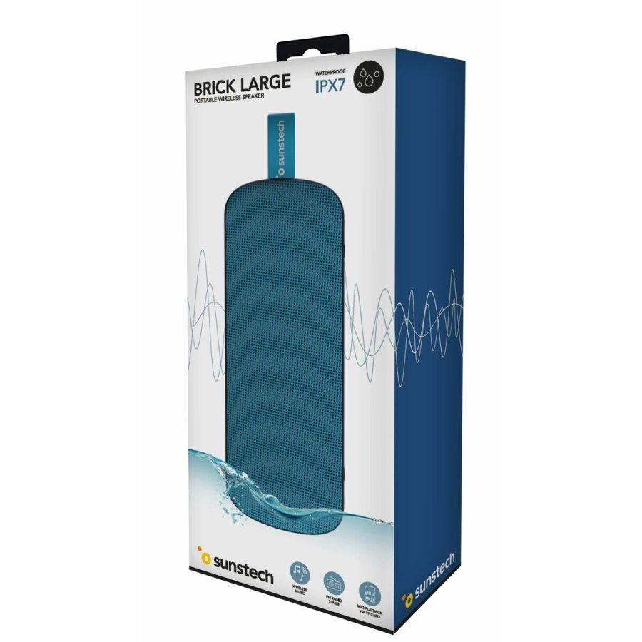 Brbare Bluetooth-hjttalere Sunstech BRICKLARGEBL Bl 2100 W 4 W 10 W #9