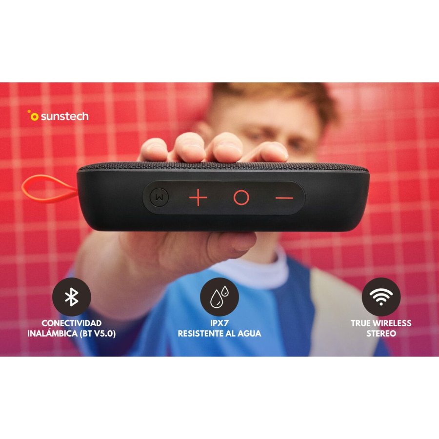 Brbare Bluetooth-hjttalere Sunstech BRICKLARGEBL Bl 2100 W 4 W 10 W #1