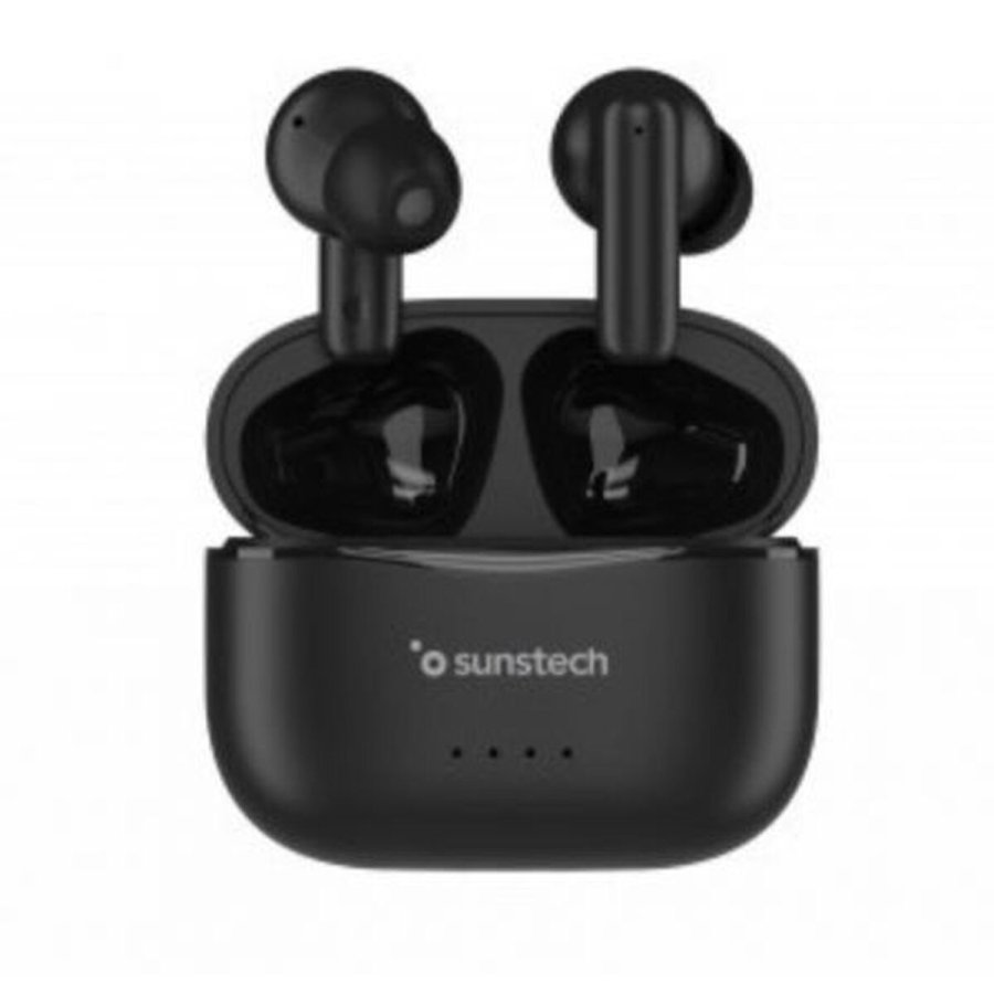 Bluetooth-hovedtelefoner Sunstech WAVEPODSONEBK Sort #1