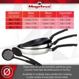 Stegepande Magefesa S�lvfarvet Rustfrit st�l � 24 cm � 20 cm � 28 cm 3 Dele (3 enheder) #3