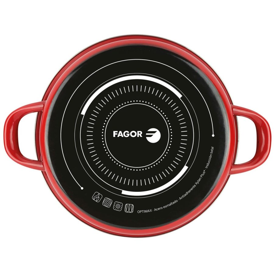Gryde FAGOR Optimax Rd Glaseret stl ( 20 x 10 cm) #3