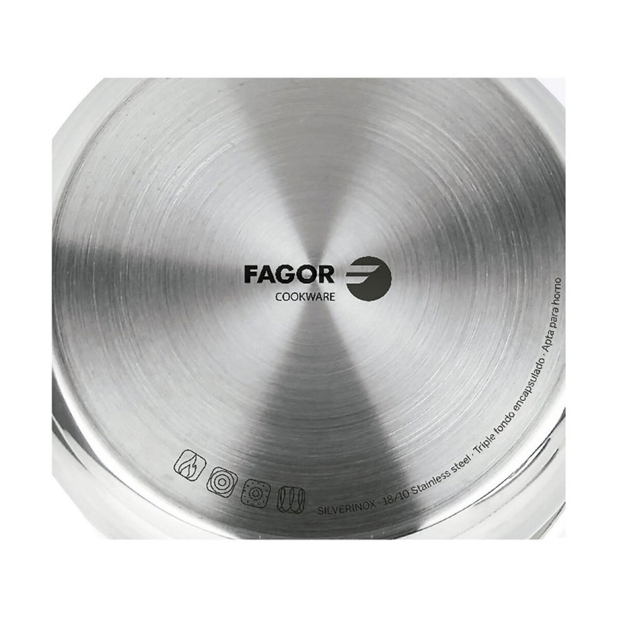 Kasserolle FAGOR Silverinox Rustfrit stl 18/10 Chromsalt ( 12 x 6,5 cm) #2