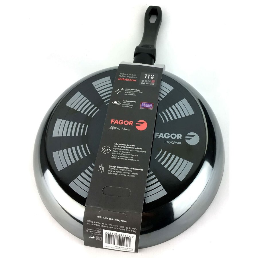 Stegepande FAGOR Indutherm Sort Glaseret stl ( 20 cm) #3