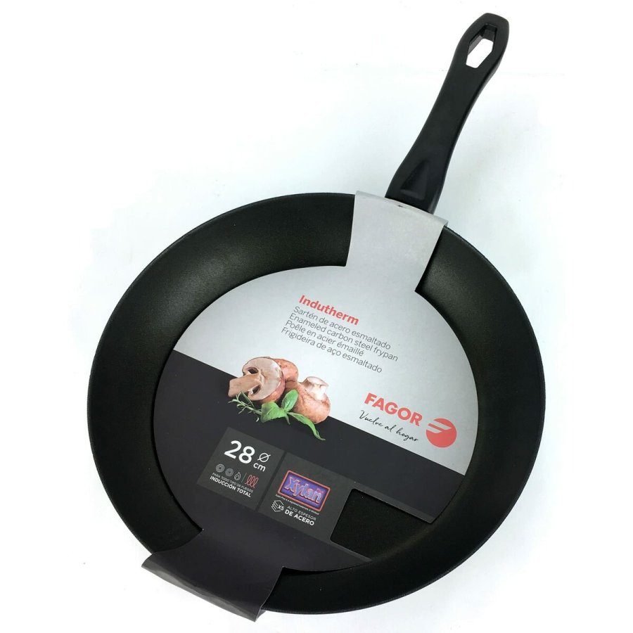 Stegepande FAGOR Indutherm Sort Glaseret stl ( 24 cm) #2
