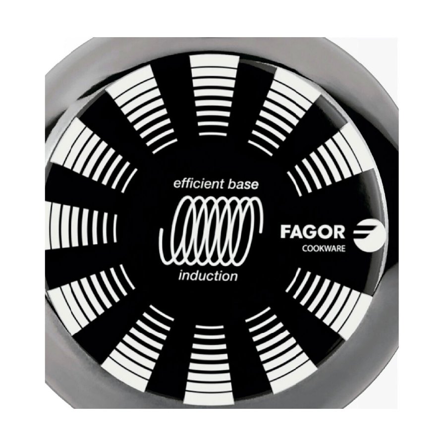 Stegepande FAGOR Indutherm Sort Glaseret stl ( 28 cm) #2
