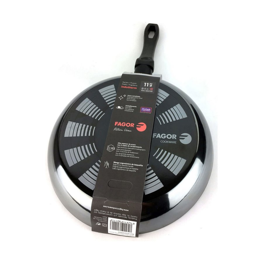 Stegepande FAGOR Indutherm Sort Glaseret stl ( 28 cm) #4