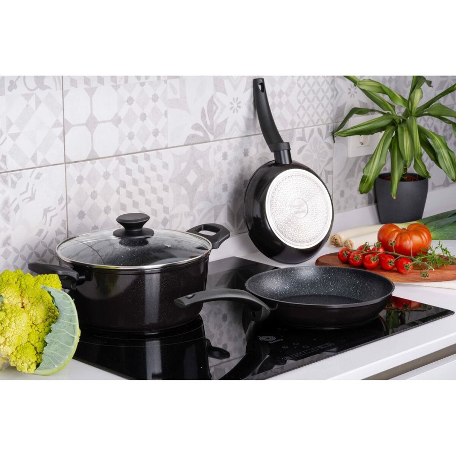 Gryde med l�g Fagor VIVANT 20 NEGRA Sort Aluminium 6 L #2