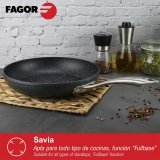Stegepande Fagor Savia Smedet aluminium Slvfarvet  26 cm #3