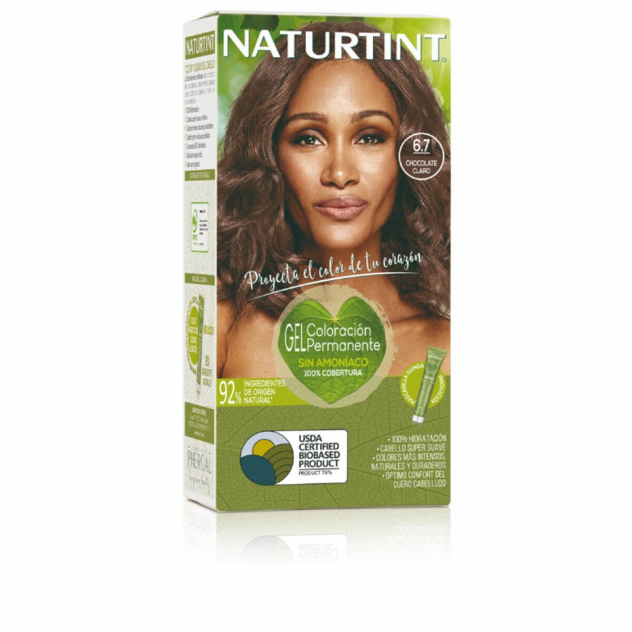 Permanent Farve Naturtint NATURTINT COLORACIN n 6.7-Chocolate claro 170 ml #1
