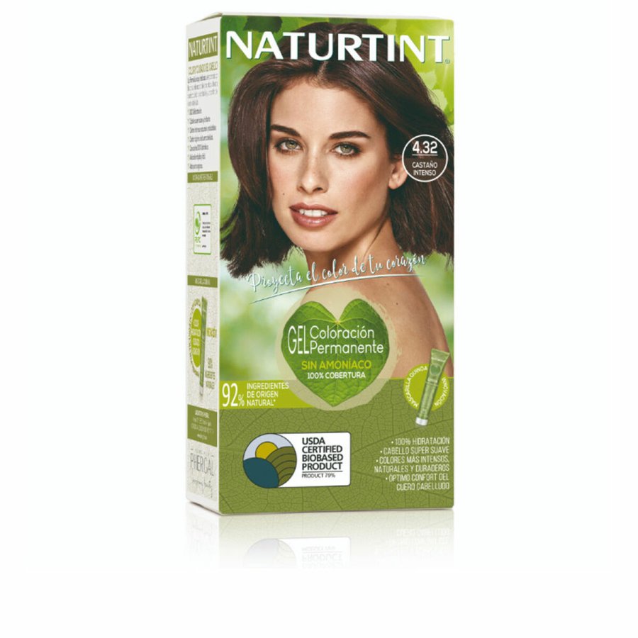 Permanent Farve Naturtint NATURTINT COLORACIN 4.32-Castao Intenso 170 ml #1