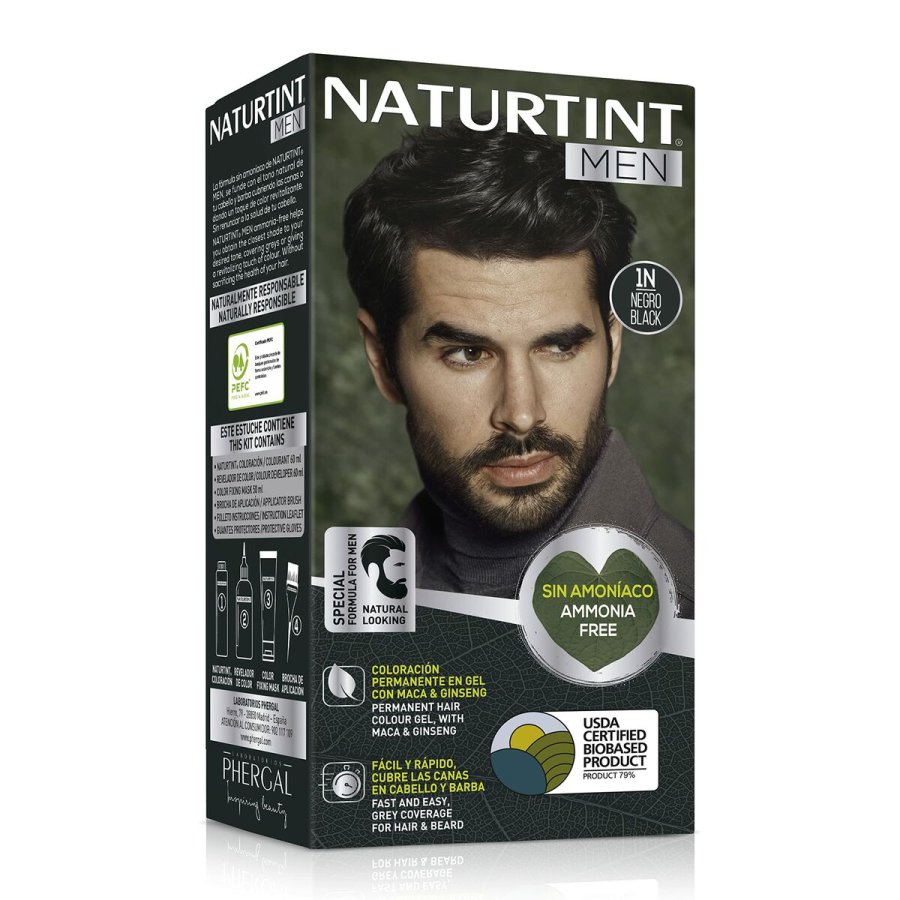 Permanent Farve Naturtint NATURTINT MEN Sort #2