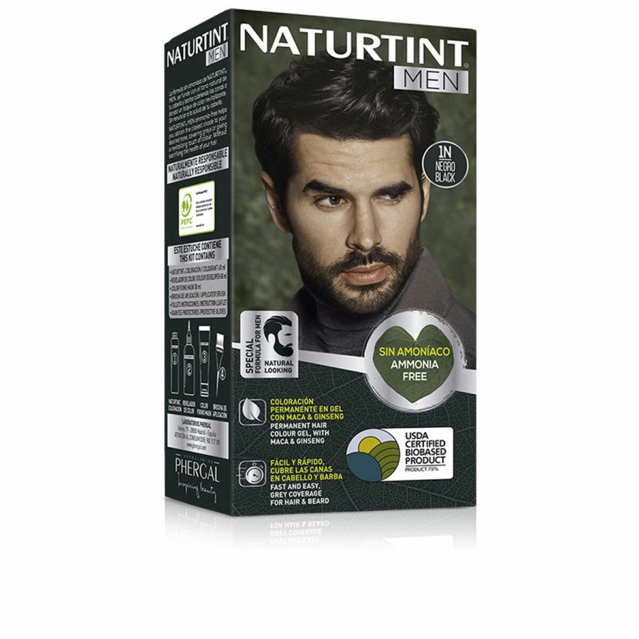 Permanent Farve Naturtint NATURTINT MEN Sort #1