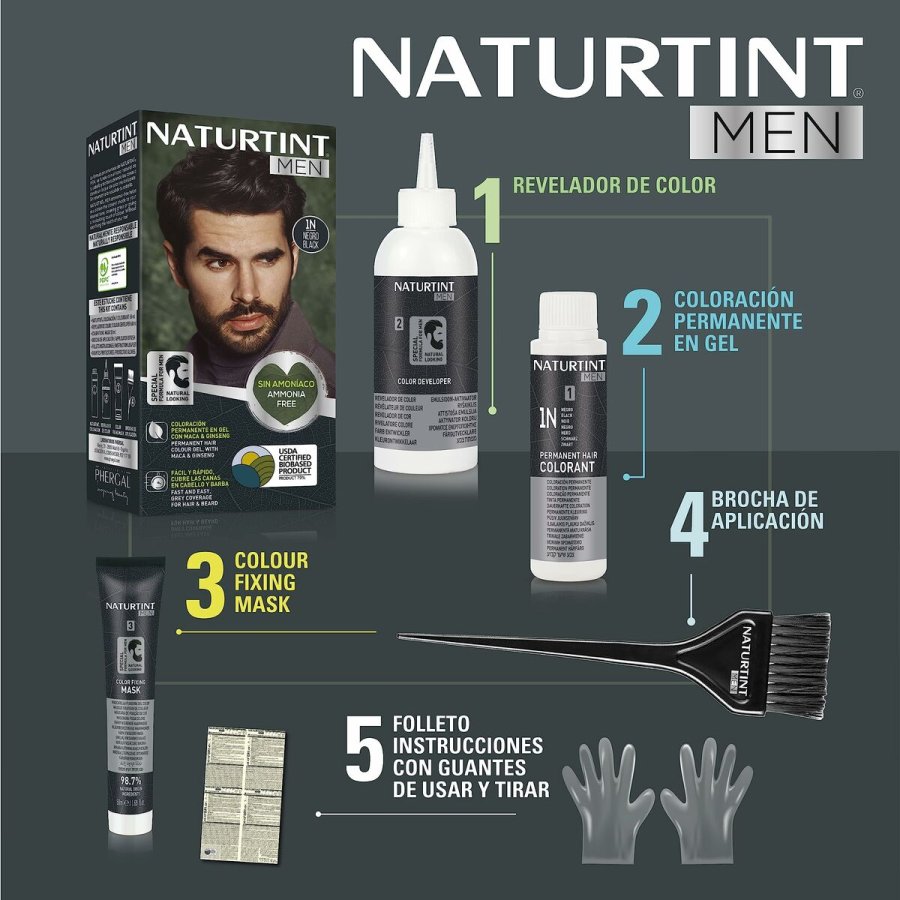 Permanent Farve Naturtint NATURTINT MEN N 4n-Castano Natural #6