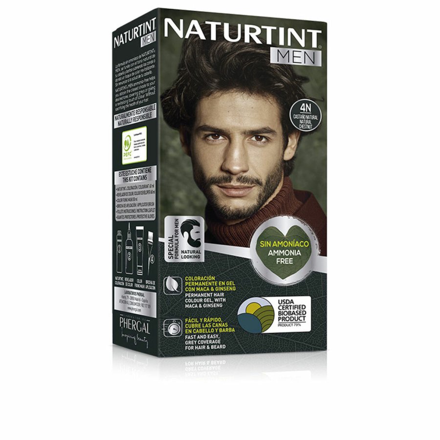 Permanent Farve Naturtint NATURTINT MEN N 4n-Castano Natural #1