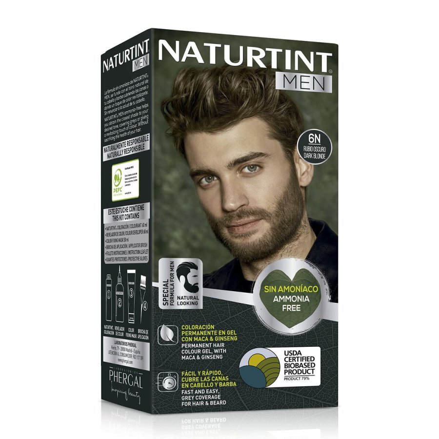 Permanent Farve Naturtint NATURTINT MEN 6-rubio oscuro #2