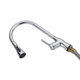 Hane med blandingsbatteri Fontastock Krom Rustfrit st�l Kobber Keramisk Zink Legering C-formet H�j #3