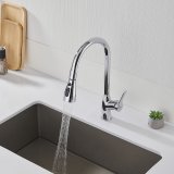 Hane med blandingsbatteri Fontastock Krom Rustfrit st�l Kobber Keramisk Zink Legering C-formet H�j #7