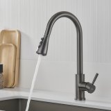 Hane med blandingsbatteri Fontastock Gr Rustfrit stl Keramisk C-formet #6