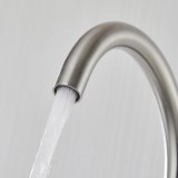 Hane med blandingsbatteri Fontastock Gr Rustfrit stl Keramisk Zink Legering C-formet #5