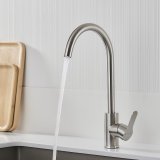 Hane med blandingsbatteri Fontastock Gr Rustfrit stl Keramisk Zink Legering C-formet #6