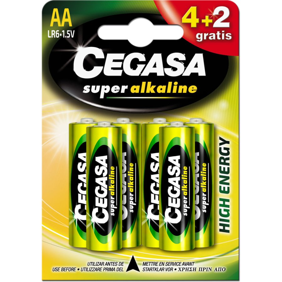 Batterier Cegasa LR06 1,5 V (4 enheder) #1