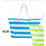 Strandtaske Bismark Bl Hvid Oxford 59 x 19 x 40 cm #3