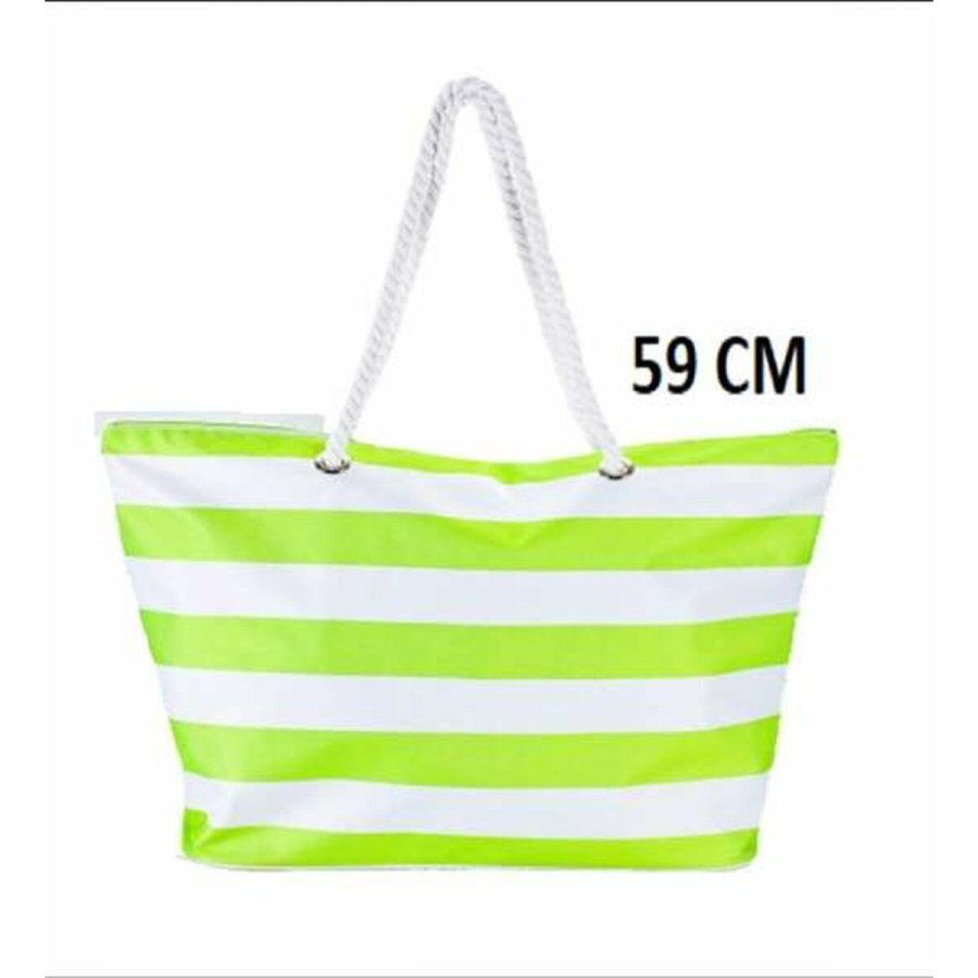 Strandtaske Bismark Bl Hvid Oxford 59 x 19 x 40 cm #4