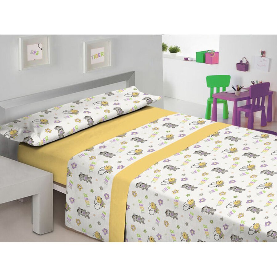Dynebetrk st Hosteline FLO Multifarvet Seng 105 2 Dele #1