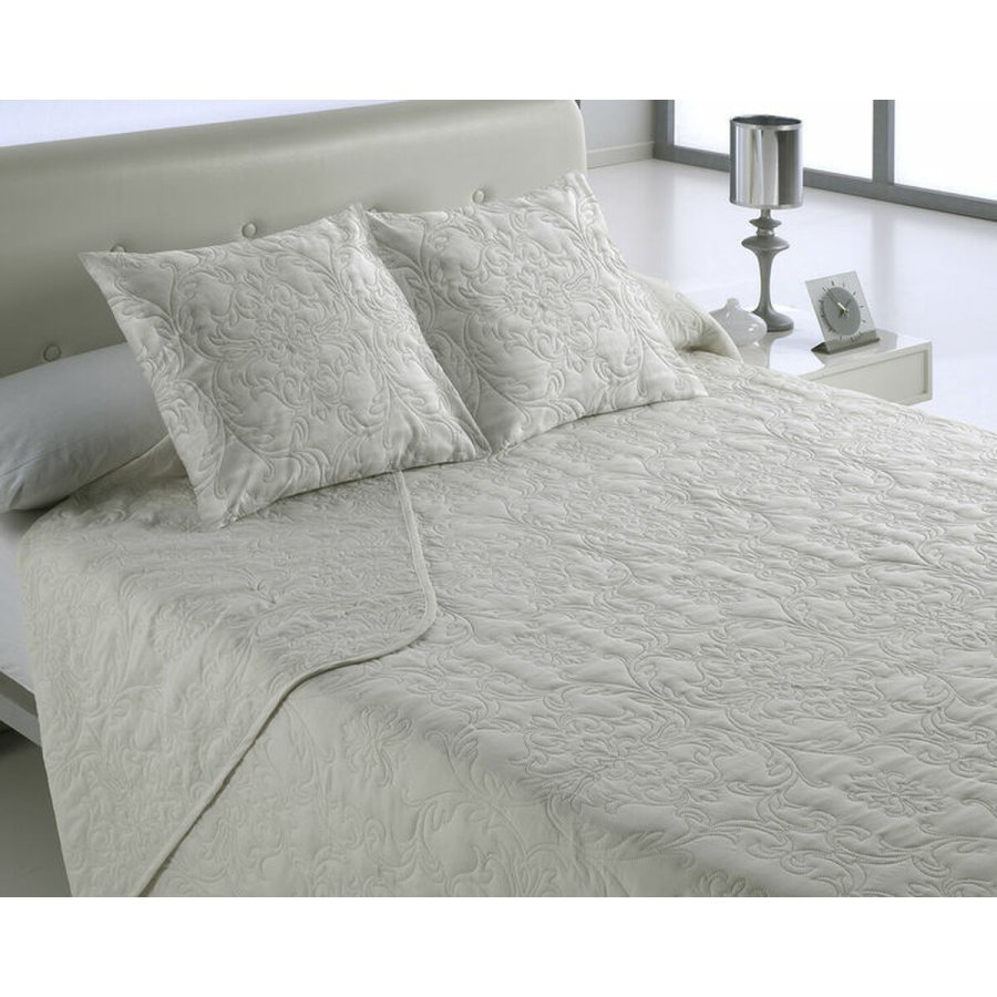Sengetppe (vattppe) Hosteline VEGAS Beige Seng 105 (2 Dele) #1
