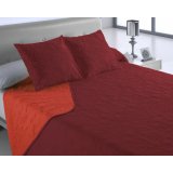 Sengetppe (vattppe) Hosteline VEGAS Rd Seng 135 230 x 260 cm (3 Dele) #2
