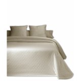 Sengetppe (vattppe) Hosteline CARMINA Beige Seng 150 (1 Dele) #1