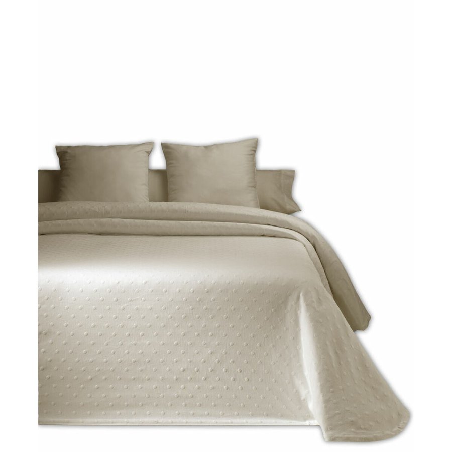 Sengetppe (vattppe) Hosteline CARMINA Beige Seng 150 (1 Dele) #1