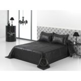 Sengetppe (vattppe) Hosteline BLACK LINE Sort Seng 90 Seng 105 (2 Dele) #1