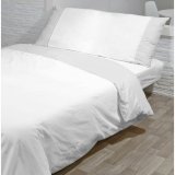 Dynebetrk st Hosteline MONACO NORDICO Hvid Seng 180 260 x 240 cm 4 Dele #1