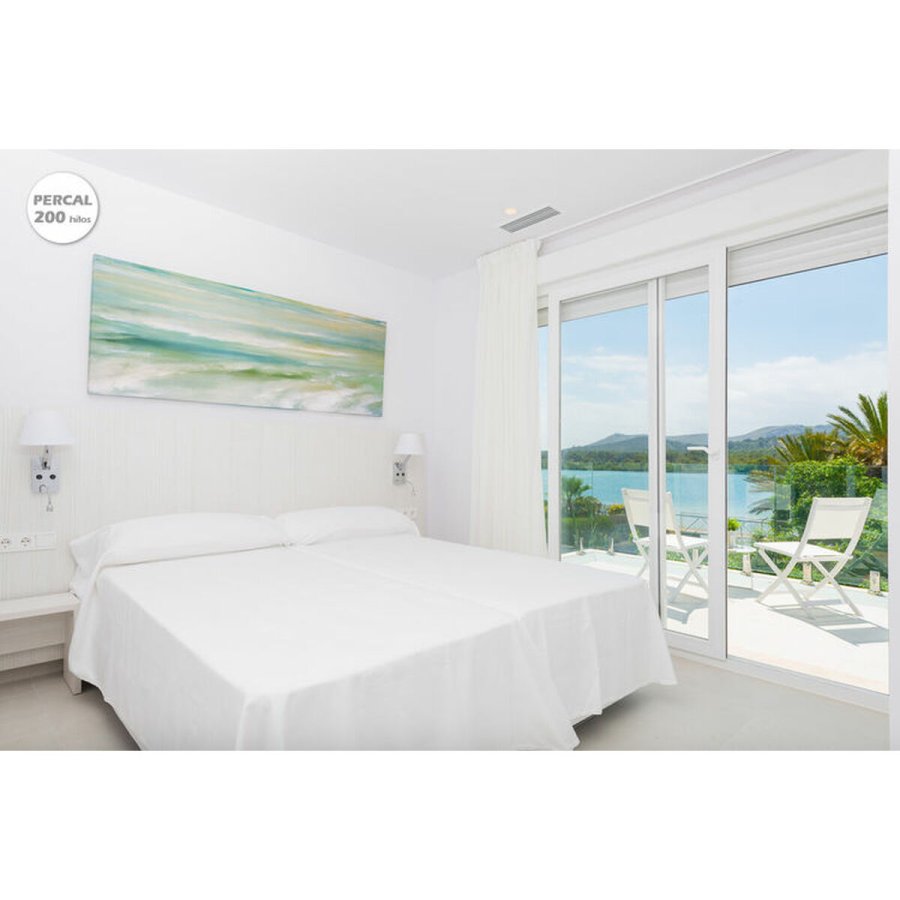 Sengetj st Hosteline IRIS PREMIUM Hvid Seng 90 #2