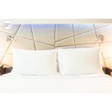 Pudebetrk Hosteline IRIS PREMIUM Hvid Seng 150/160 200 Trde 45 x 75 cm (2 enheder) #1
