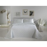 Sengetppe (vattppe) Pierre Cardin DOTS Hvid Seng 90 (2 Dele) #1