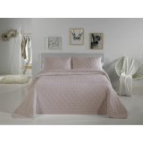 Sengetppe (vattppe) Pierre Cardin DOTS Pink Seng 135 (3 Dele) #1