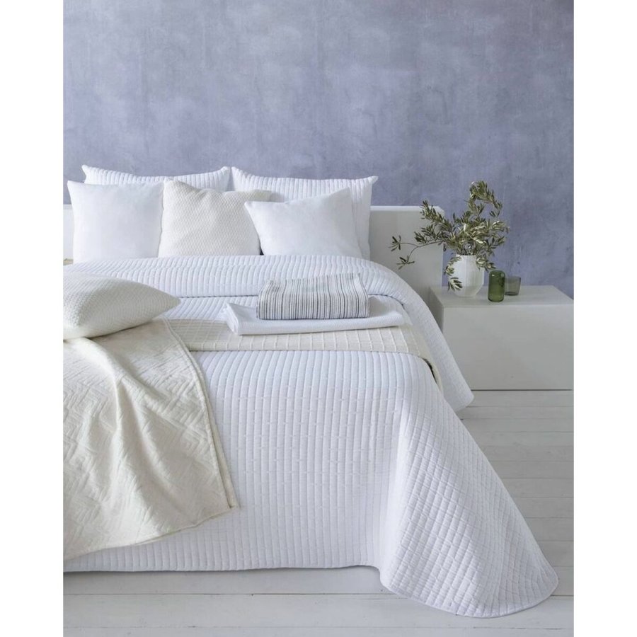 Sengetppe (vattppe) Hosteline AGNES Hvid Seng 150 (1 Dele) #1