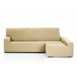 Betrk til  chaiselong med kort arm til hjre Hosteline CAMERON Beige 48 x 29 x 14 cm #1
