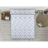 Sengetj st Happy Home TRIANGLES AH Bl Seng 135 #1