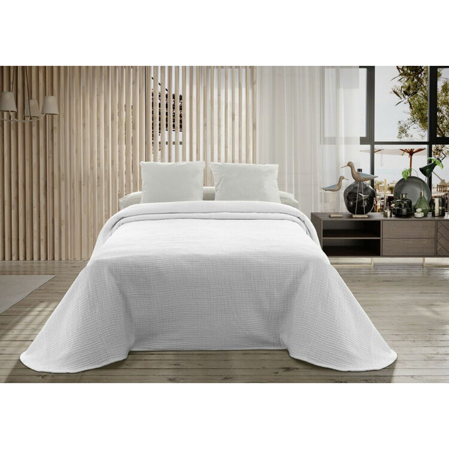 Sengetppe (vattppe) Hosteline PALMA Hvid Seng 180 #1