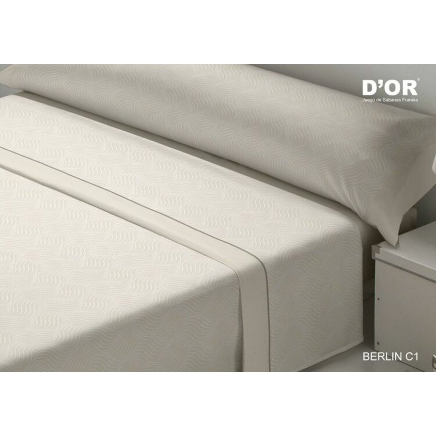 Sengetj st D'Or BERLIN Beige Seng 120 Franela #1