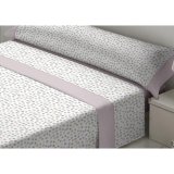 Sengetj st Tejidos Reina Fides Hvid Pink Seng 160 #1