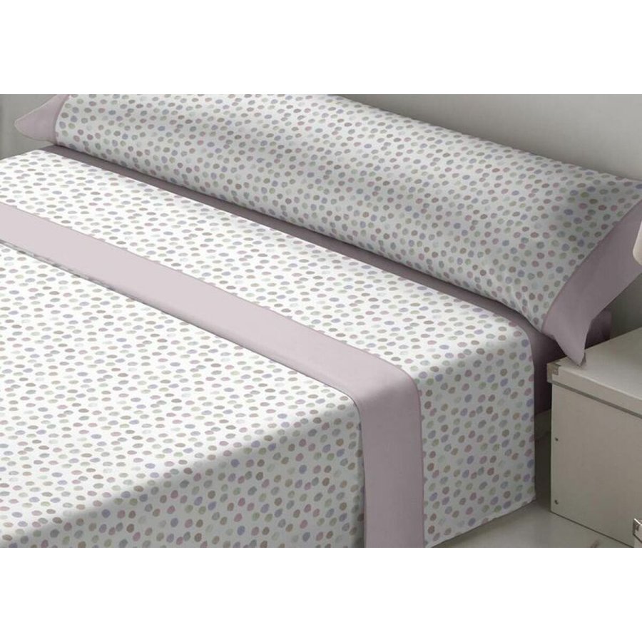 Sengetj st Tejidos Reina Fides Hvid Pink Seng 160 #1