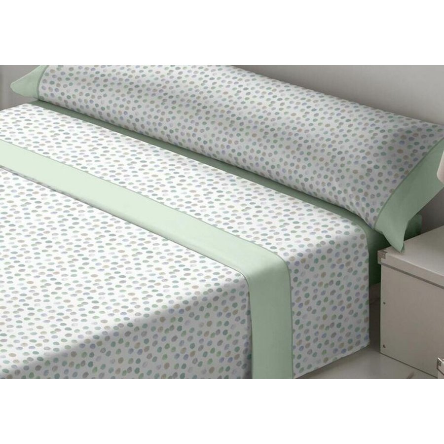 Sengetj st Tejidos Reina Fides Hvid Grn Seng 160 #1