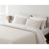Sengetppe (vattppe) Pierre Cardin LINO Beige Seng 180 270 x 270 cm #6