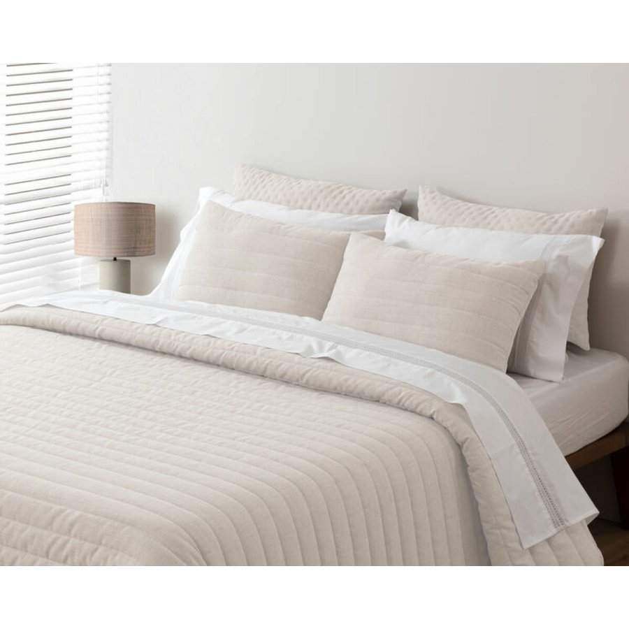 Sengetppe (vattppe) Pierre Cardin LINO Beige Seng 180 270 x 270 cm #6