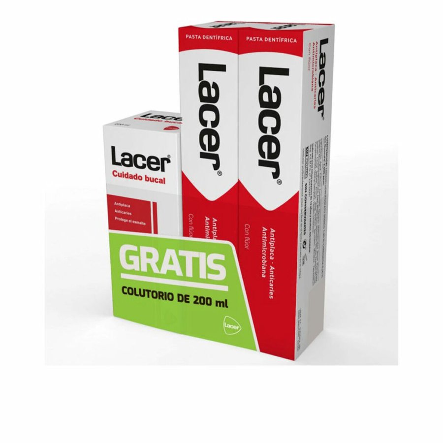 Komplet Action Tandpasta Lacer 2 x 125 ml 3 Dele #1